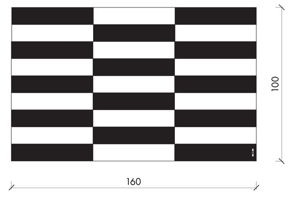 Žlutá bavlněná plážová osuška 100x160 cm Su – noo.ma