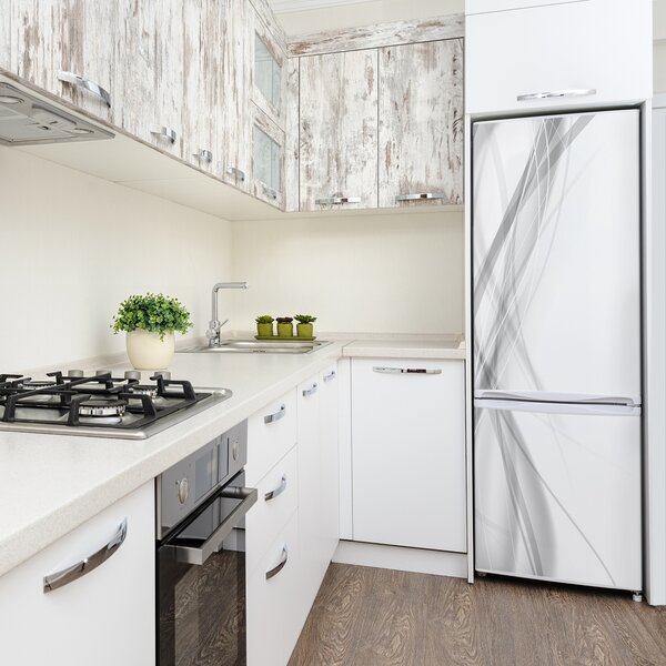 Nálepka fototapeta lednička Abstraktní vlny FridgeStick-70x190-f-79334921