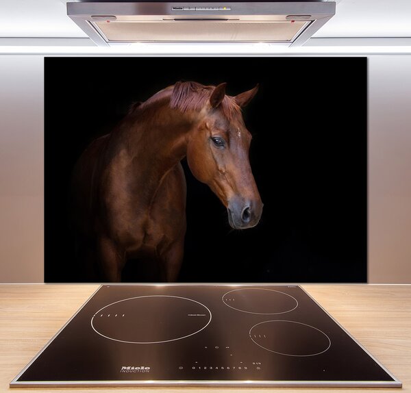 Dekorační panel sklo Hnědý kůň pl-pksh-100x70-f-114030424