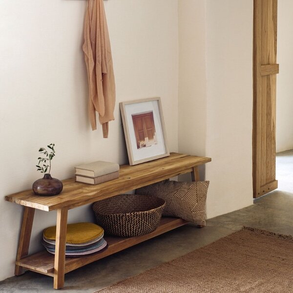 Kave Home Teaková lavice Safara 150 cm