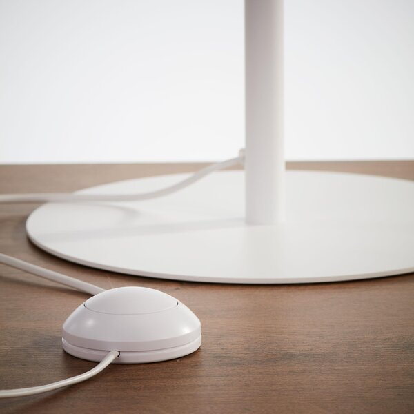 TK Lighting Linobianco stojací lampa 1x15 W bílá-hnědá 5241