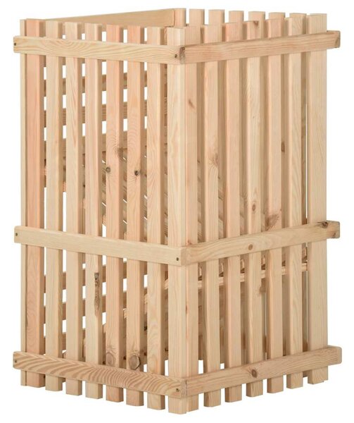 Bedna na brambory 50 x 50 x 80 cm masivní borové dřevo 327329