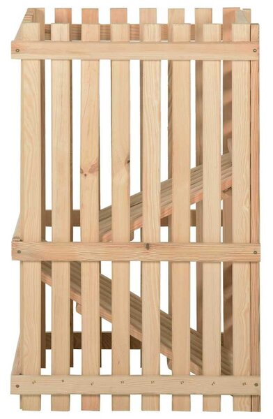 Bedna na brambory 50 x 50 x 80 cm masivní borové dřevo 327329