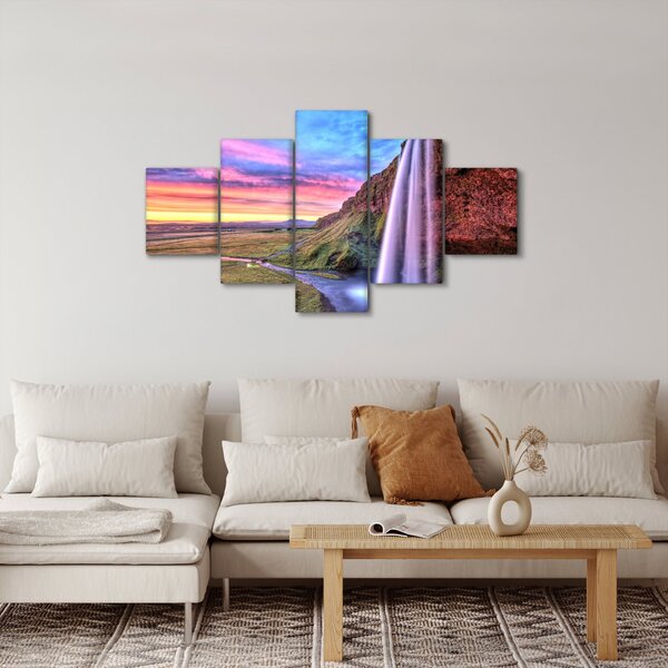Obraz - Vodopád Seljalandsfoss (125x70 cm)