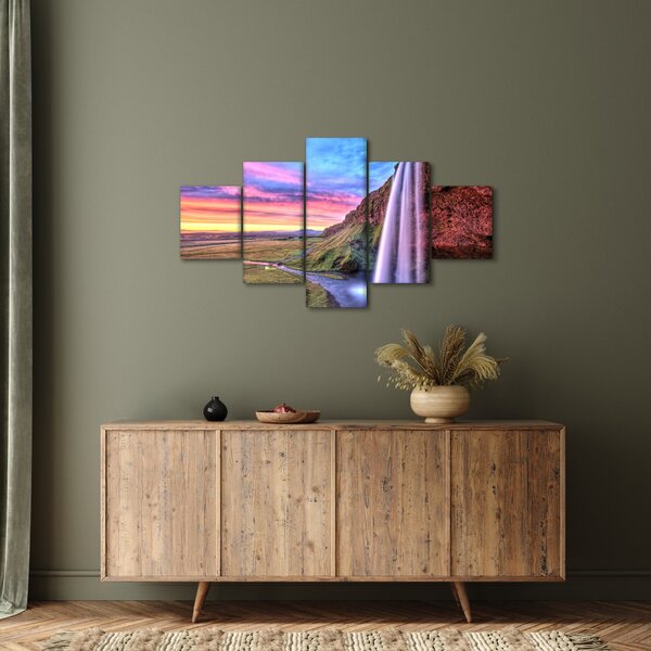 Obraz - Vodopád Seljalandsfoss (125x70 cm)