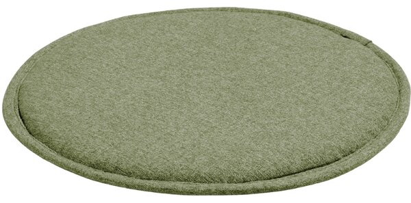 LÉTO -15% Zelený látkový podsedák Kave Home Silke 35 cm