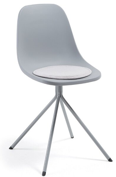 Béžový látkový podsedák Kave Home Silke 35 cm