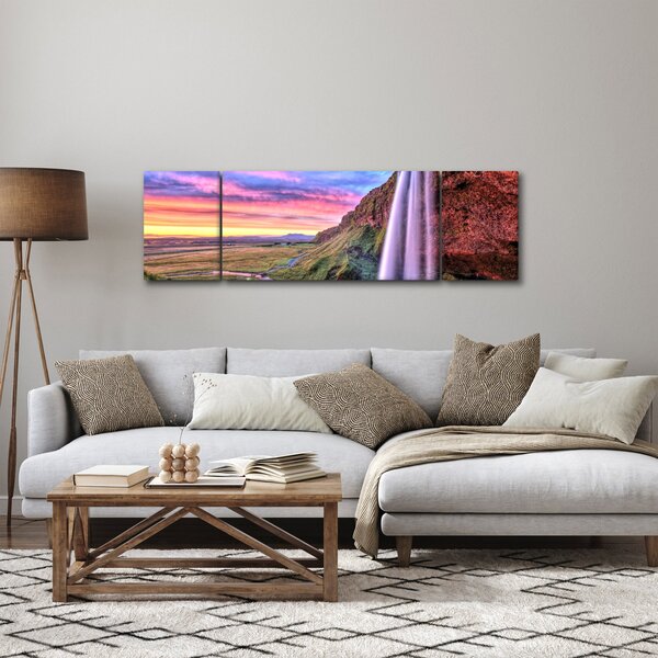 Obraz - Vodopád Seljalandsfoss (170x50 cm)