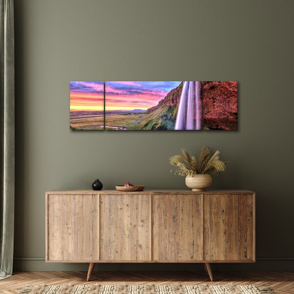 Obraz - Vodopád Seljalandsfoss (170x50 cm)