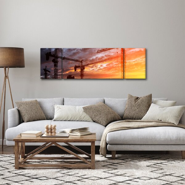 Obraz - Staveniště (170x50 cm)