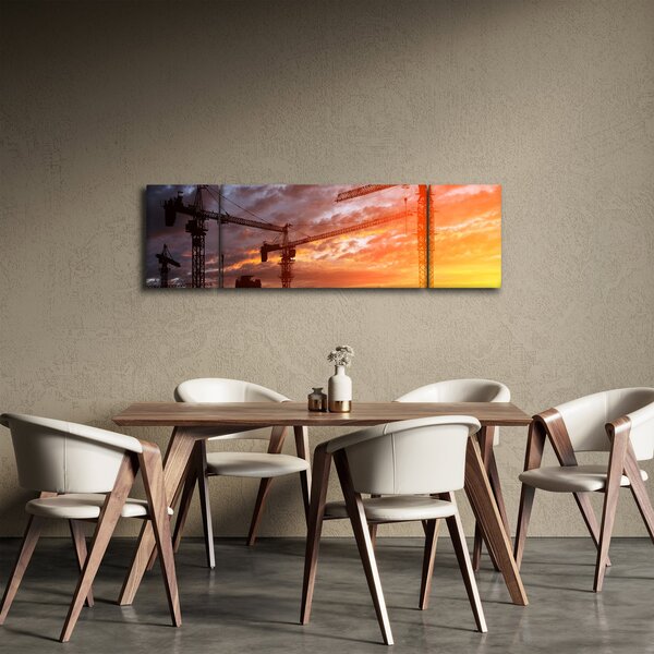 Obraz - Staveniště (170x50 cm)