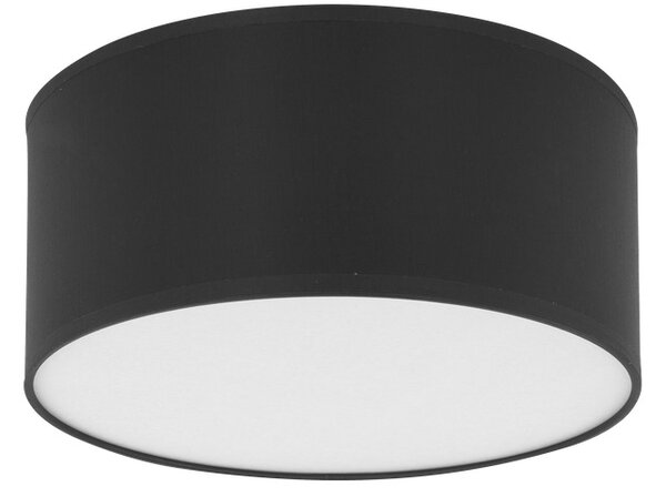 TK-LIGHTING Přisazené stropní moderní osvětlení RONDO, 1xE27, 60W, kulaté, černé 3334