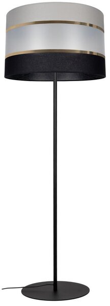 Belis Stojací lampa CORAL 1xE27/60W/230V černá/šedá BE0705