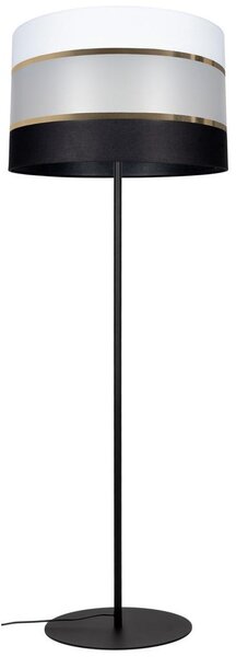 Belis Stojací lampa CORAL 1xE27/60W/230V černá/bílá BE0702