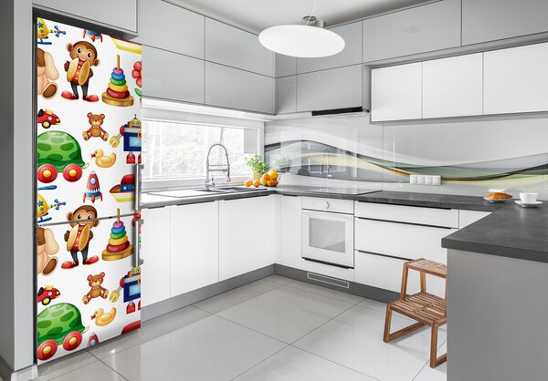 Nálepka fototapeta lednička Hračky FridgeStick-70x190-f-79888448