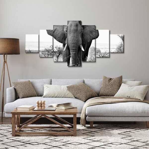 Obraz - Slon africký II. (210x100 cm)