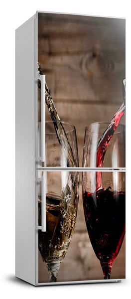 Nálepka na ledničku Víno ve sklenicích FridgeStick-70x190-f-80158460