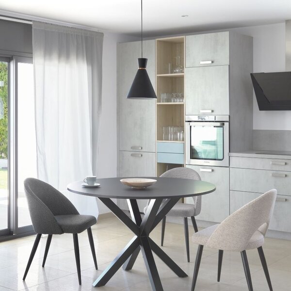 Béžová látková jídelní židle Kave Home Mael
