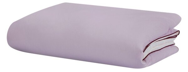 Povlak na peřinu na jednolůžko z bavlněného saténu v levandulové barvě 140x200 cm Oba – noo.ma
