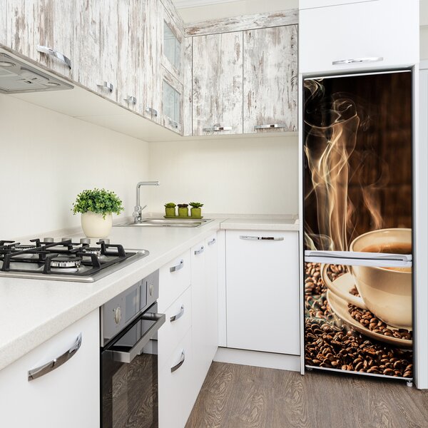 Nálepka na ledničku fototapeta Aromatická káva FridgeStick-70x190-f-80280891