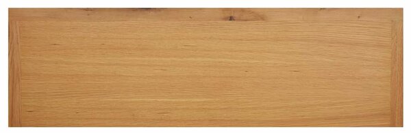 Botník 114 x 37 x 45 cm masivní dubové dřevo 327436