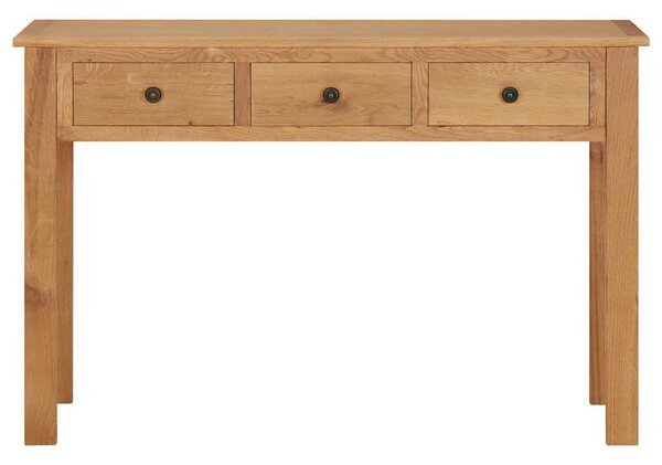 Toaletní stolek 110 x 40 x 75 cm masivní dubové dřevo 327437