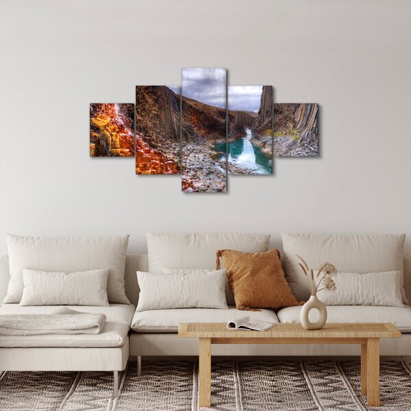 Obraz - kaňon Studlagil (125x70 cm)