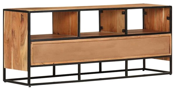 TV stolek 110 x 30 x 45 cm masivní akáciové dřevo 327448