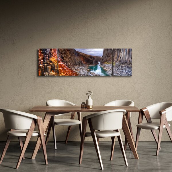 Obraz - kaňon Studlagil (170x50 cm)