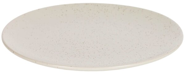 Bílý keramický talíř Kave Home Aratani Ø 27 cm