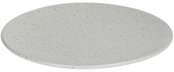 Světle šedý keramický talíř Kave Home Aratani Ø 27 cm