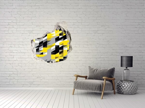 Díra 3D foto tapeta nálepka Gemetrické pozadí nd-p-105678870