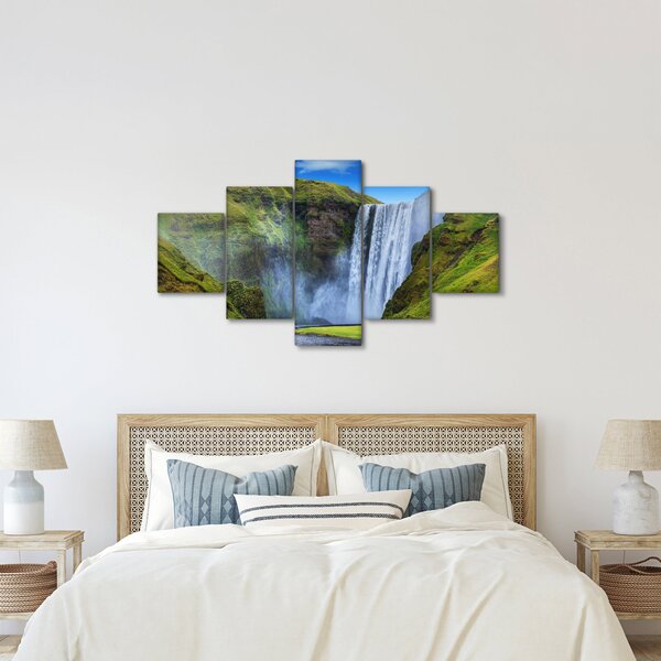 Obraz - Vodopád Seljalandsfoss (125x70 cm)