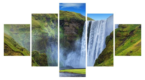 Obraz - Vodopád Seljalandsfoss (125x70 cm)