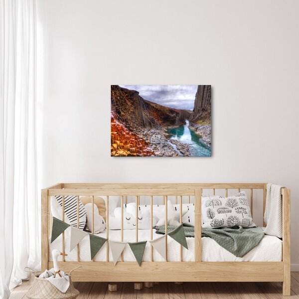 Obraz - kaňon Studlagil (70x50 cm)