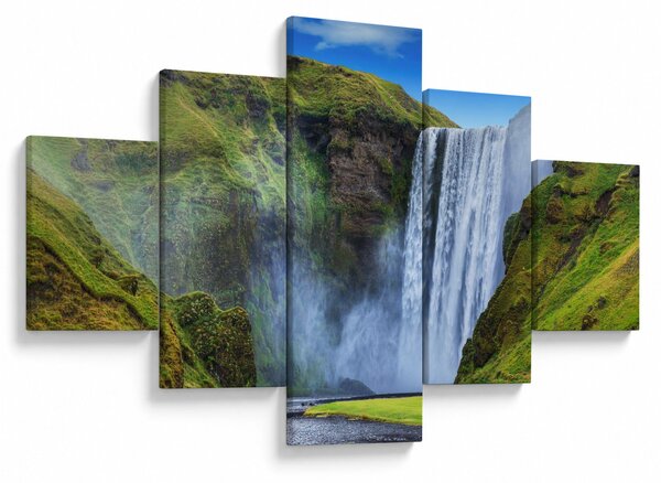 Obraz - Vodopád Seljalandsfoss (125x70 cm)