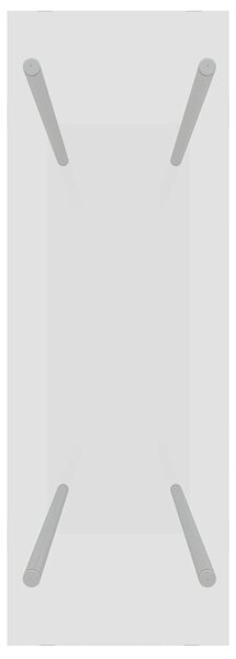 Stojan na palivové dříví průhledný 80x35x100 cm tvrzené sklo 327469
