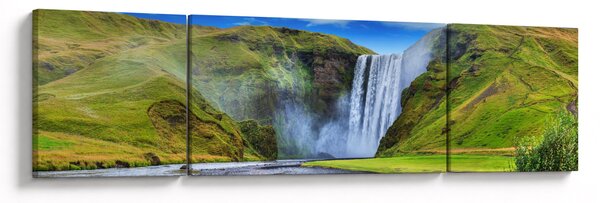 Obraz - Vodopád Seljalandsfoss (170x50 cm)