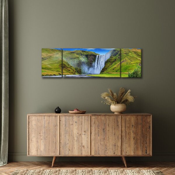 Obraz - Vodopád Seljalandsfoss (170x50 cm)