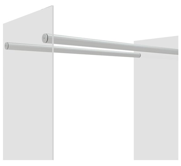 Stojan na palivové dříví průhledný 80x35x100 cm tvrzené sklo 327469