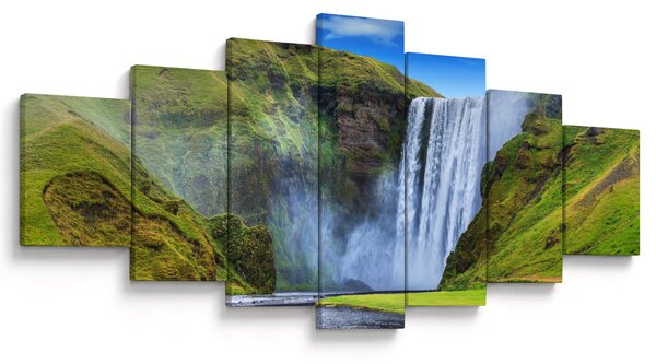 Obraz - Vodopád Seljalandsfoss (210x100 cm)