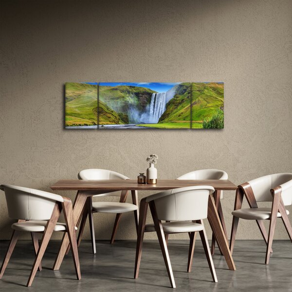Obraz - Vodopád Seljalandsfoss (170x50 cm)