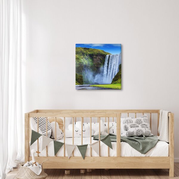 Obraz - Vodopád Seljalandsfoss (30x30 cm)