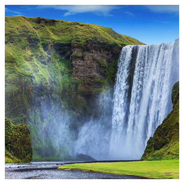 Obraz - Vodopád Seljalandsfoss (30x30 cm)