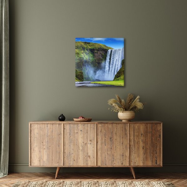 Obraz - Vodopád Seljalandsfoss (30x30 cm)