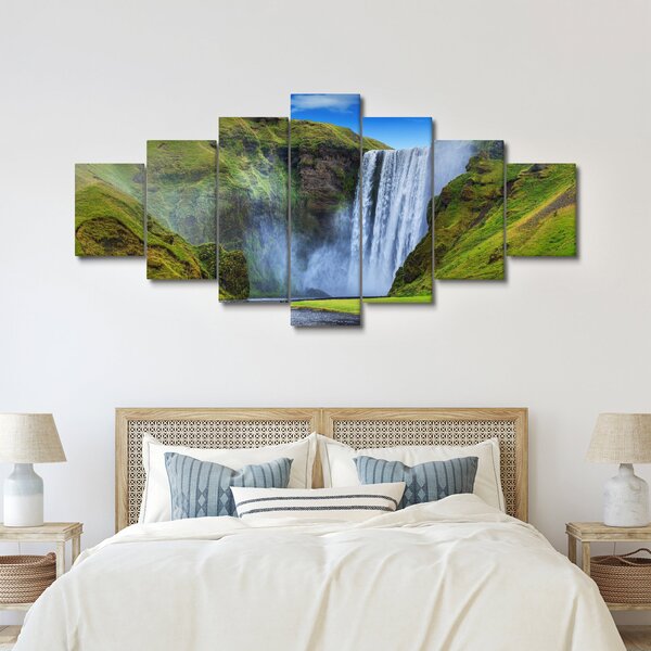 Obraz - Vodopád Seljalandsfoss (210x100 cm)
