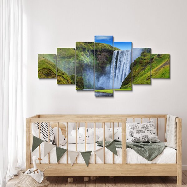 Obraz - Vodopád Seljalandsfoss (210x100 cm)