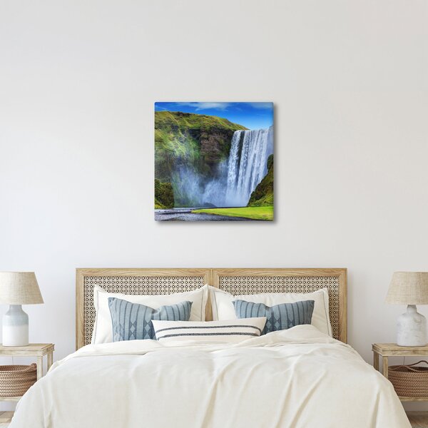 Obraz - Vodopád Seljalandsfoss (30x30 cm)