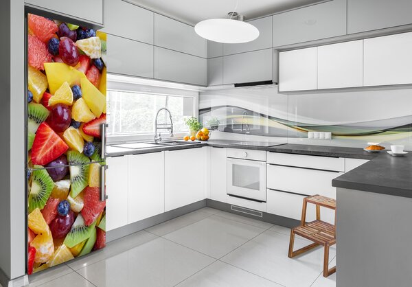 Nálepka na ledničku fototapeta Nakrájené ovoce FridgeStick-70x190-f-80585157