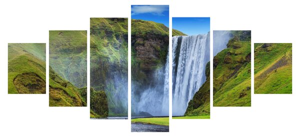 Obraz - Vodopád Seljalandsfoss (210x100 cm)